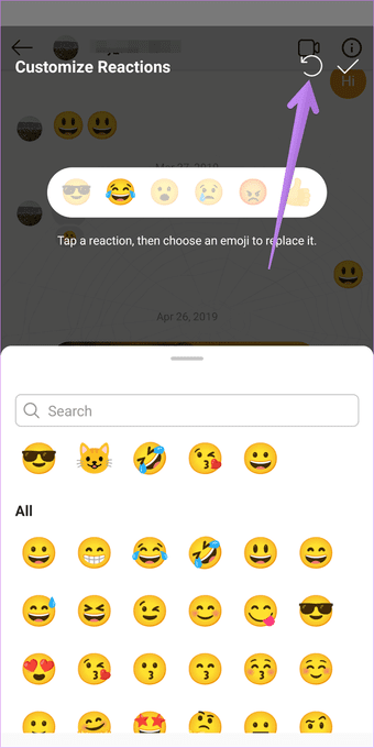Cómo reaccionar a los mensajes de Instagram con diferentes emojis