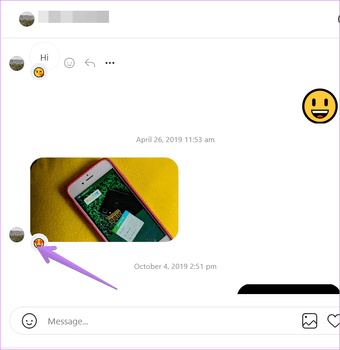 Cómo reaccionar a los mensajes de Instagram con diferentes emojis