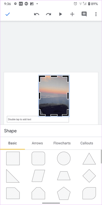Cómo ajustar una imagen en forma en Google Slides en dispositivos móviles y PC
