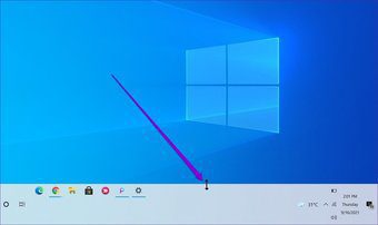 Cómo cambiar el tamaño de la barra de tareas en Windows 10