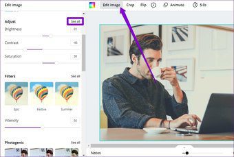 Cómo editar imágenes en Canva