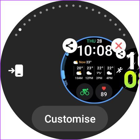 Cómo obtener esferas de reloj Samsung Galaxy Watch 5 en Galaxy Watch 4