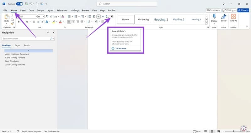Cómo agregar y eliminar saltos de página en Microsoft Word Tecnotuto - Windows