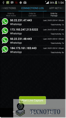 Cómo supervisar las conexiones de red en Android en tiempo real Tecnotuto - Android
