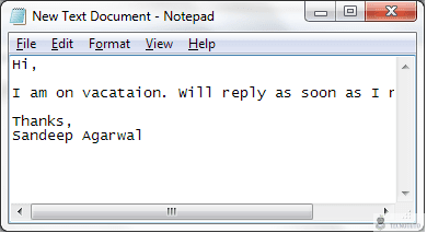 Cómo configurar las respuestas a las vacaciones en el cliente de escritorio de Windows Live Mail Tecnotuto - Windows