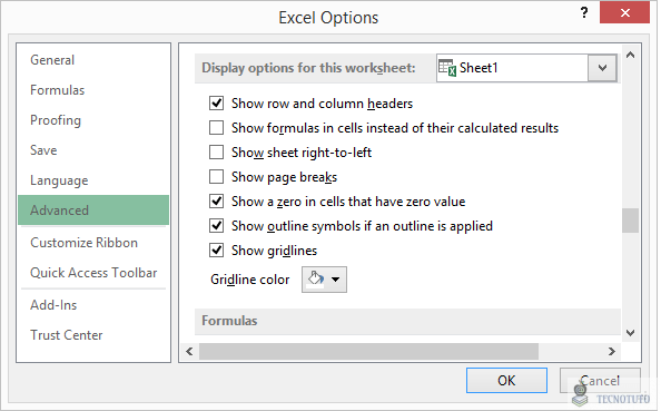 Cómo corregir las líneas de cuadrícula que faltan en una hoja de cálculo de Excel Tecnotuto - Windows