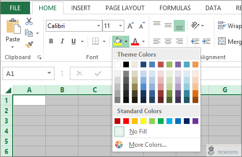 Cómo corregir las líneas de cuadrícula que faltan en una hoja de cálculo de Excel Tecnotuto - Windows