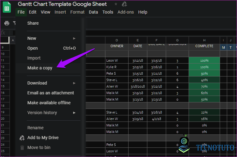6 mejores plantillas de Google Sheets para la gestión de proyectos