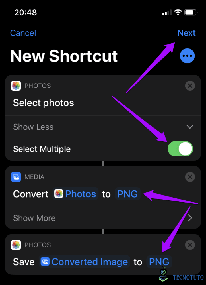 Cómo convertir imágenes HEIC a PNG en el iPhone de la manera más fácil