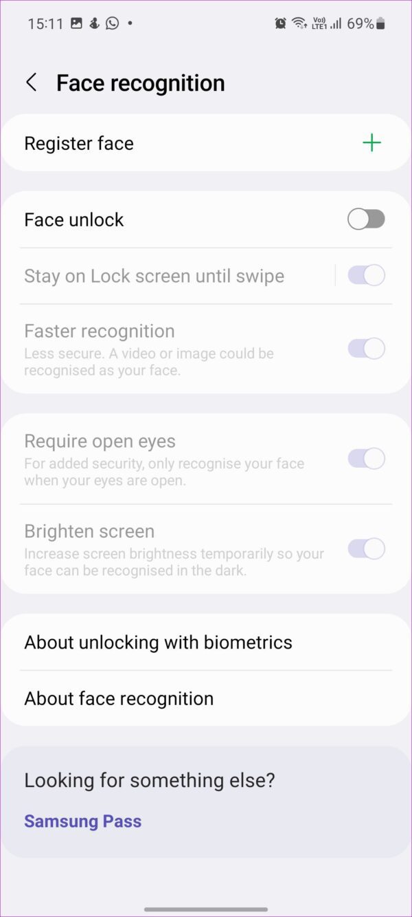 Las 7 mejores formas de arreglar el reconocimiento facial que no funciona en los teléfonos Samsung Galaxy