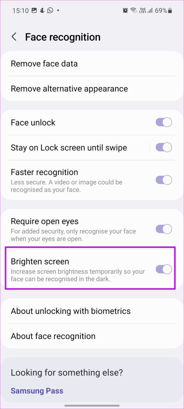 Las 7 mejores formas de arreglar el reconocimiento facial que no funciona en los teléfonos Samsung Galaxy