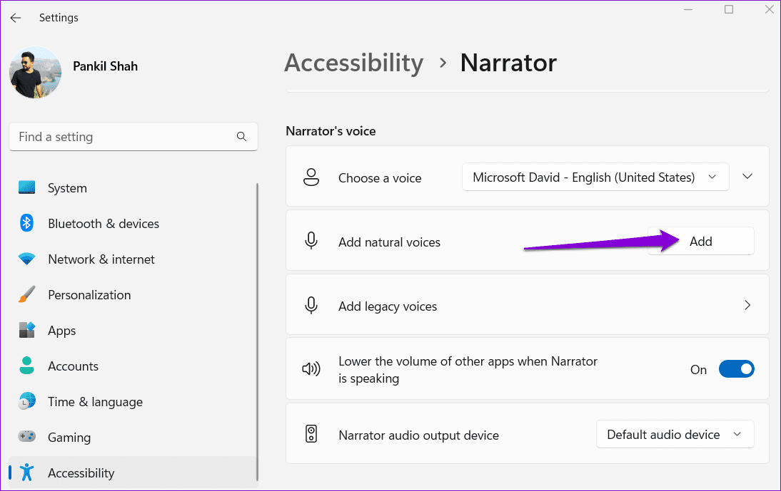 Cómo hacer que Windows 11 lea texto en voz alta con Narrador