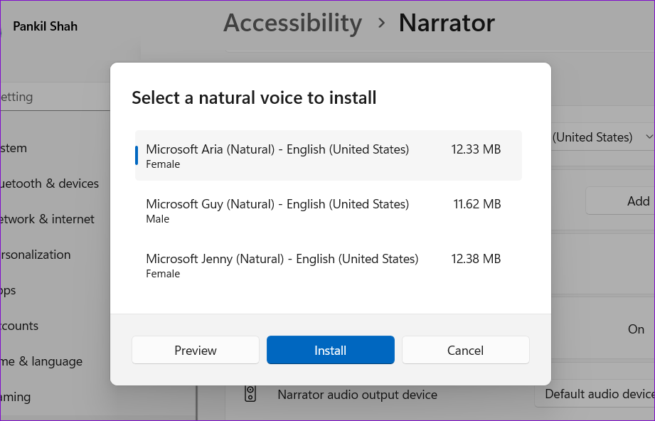 Cómo hacer que Windows 11 lea texto en voz alta con Narrador