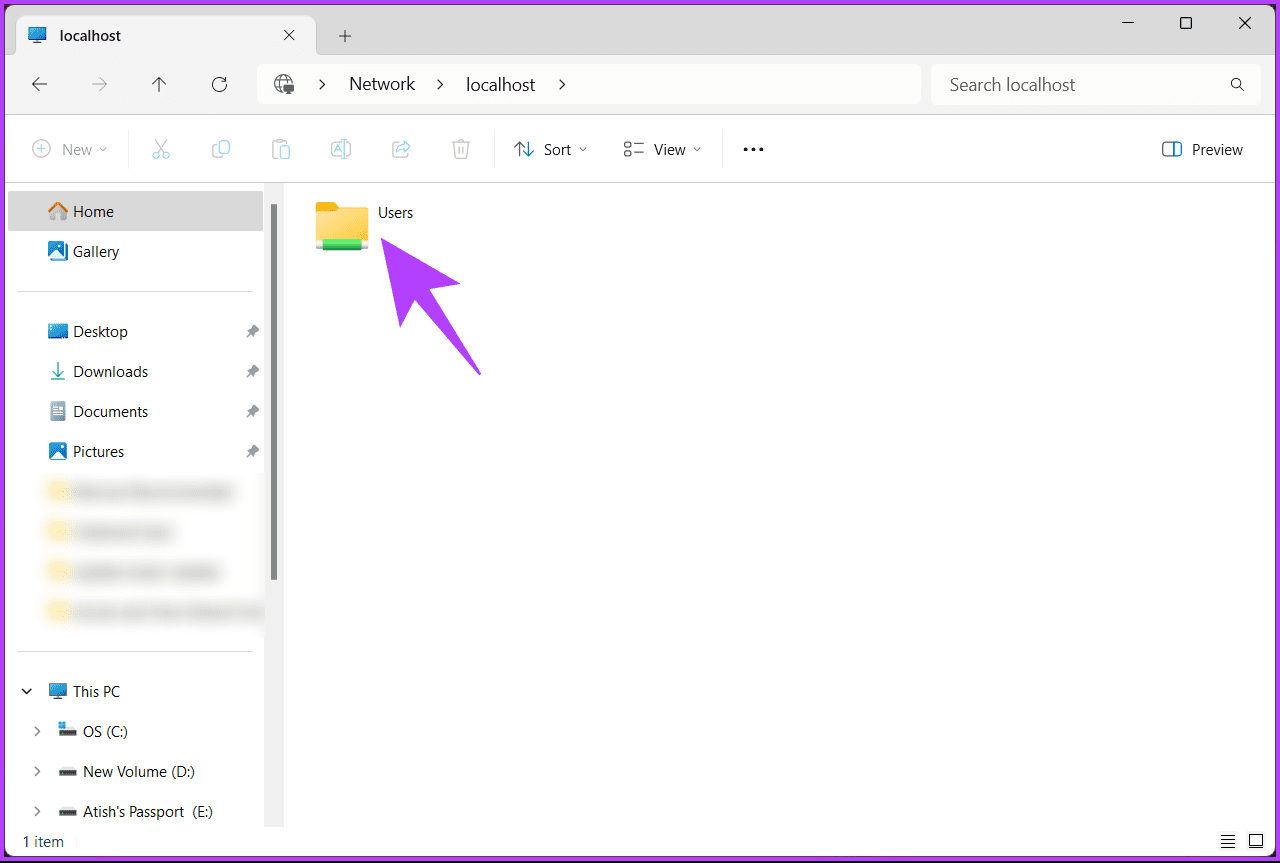 4 formas de acceder y ver todas las carpetas compartidas en Windows 11