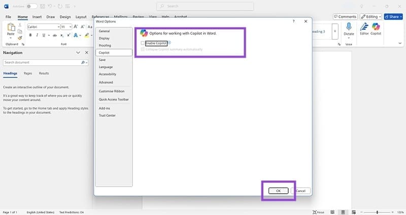 Cómo eliminar el Copilot de Word Tecnotuto - Windows