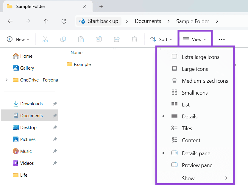 Cómo cambiar la vista predeterminada en el explorador de archivos (Windows 11) Tecnotuto - Windows