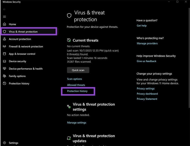 Cómo restaurar elementos en cuarentena desde Windows Defender Tecnotuto - Windows