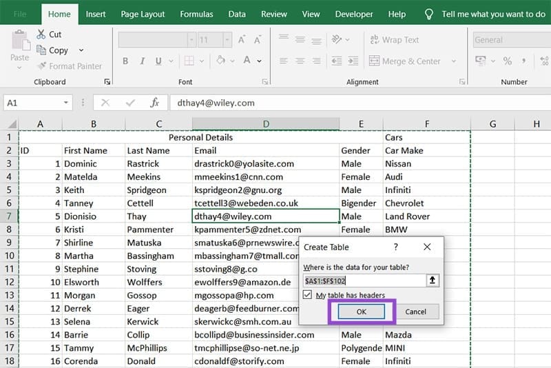 Cómo hacer que las tablas de Excel con varias filas de encabezado sean más fáciles de usar Tecnotuto - Windows
