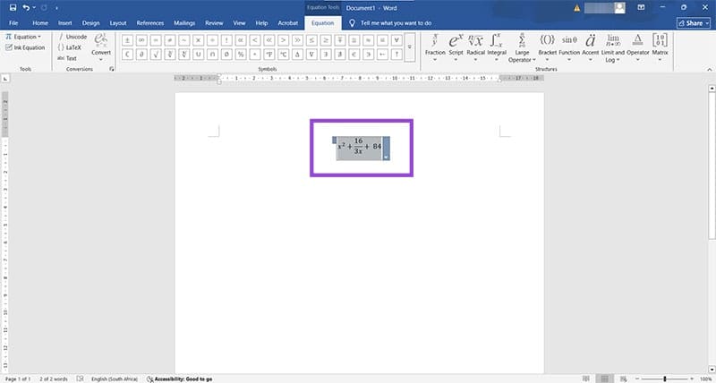 Las ecuaciones de Microsoft Word no se convierten al modo profesional Tecnotuto - Windows