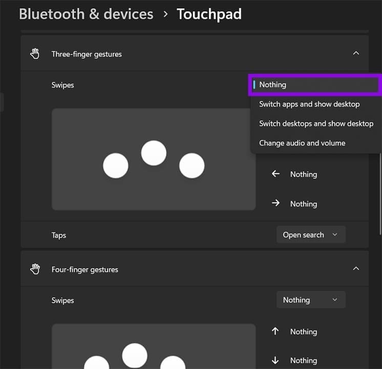 Cómo deshabilitar y habilitar los gestos táctiles de Windows 11 Tecnotuto - Windows