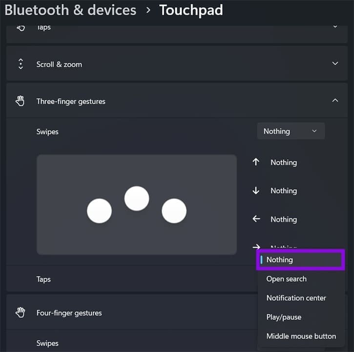 Cómo deshabilitar y habilitar los gestos táctiles de Windows 11 Tecnotuto - Windows