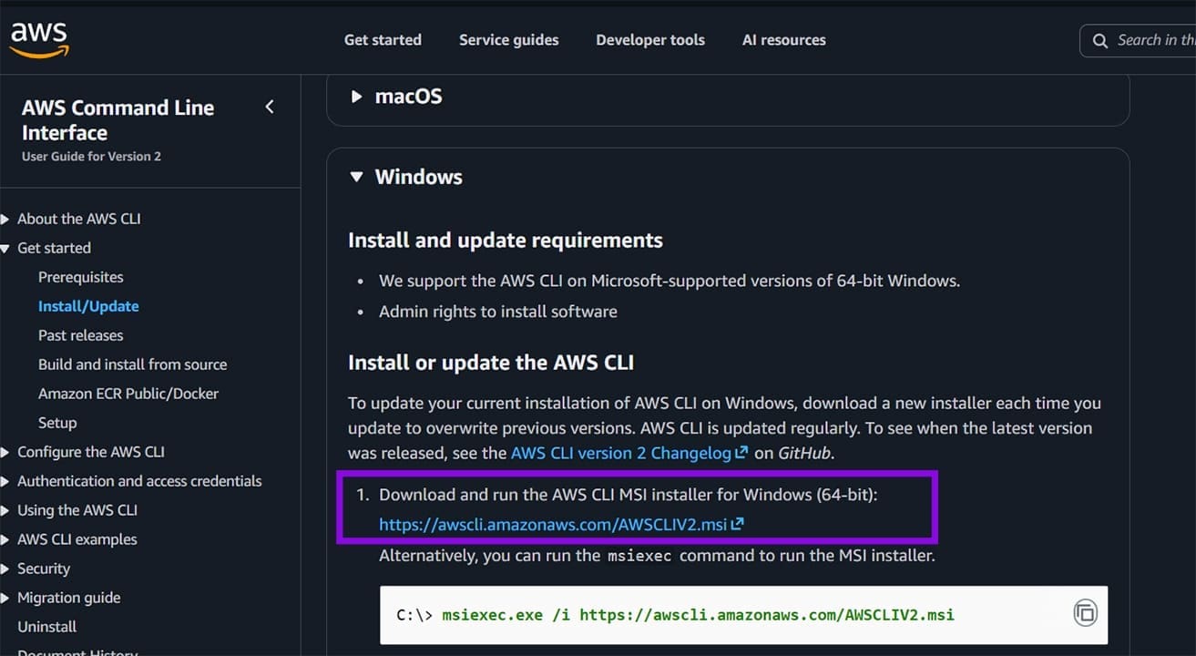 Cómo utilizar AWS CLI en una PC con Windows Tecnotuto - Windows